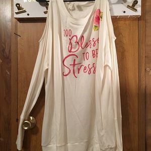 22/24 too blessed to be stressed top plus